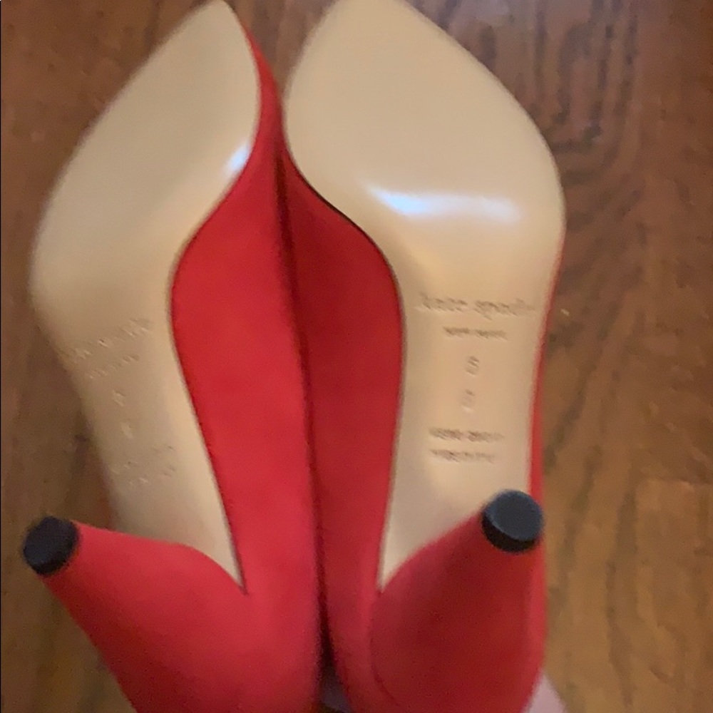 Kate spade red heels size 6 - Picture 2 of 3